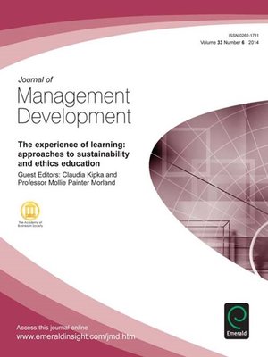 cover image of Journal of Management Development, Volume 33, Issue 6
